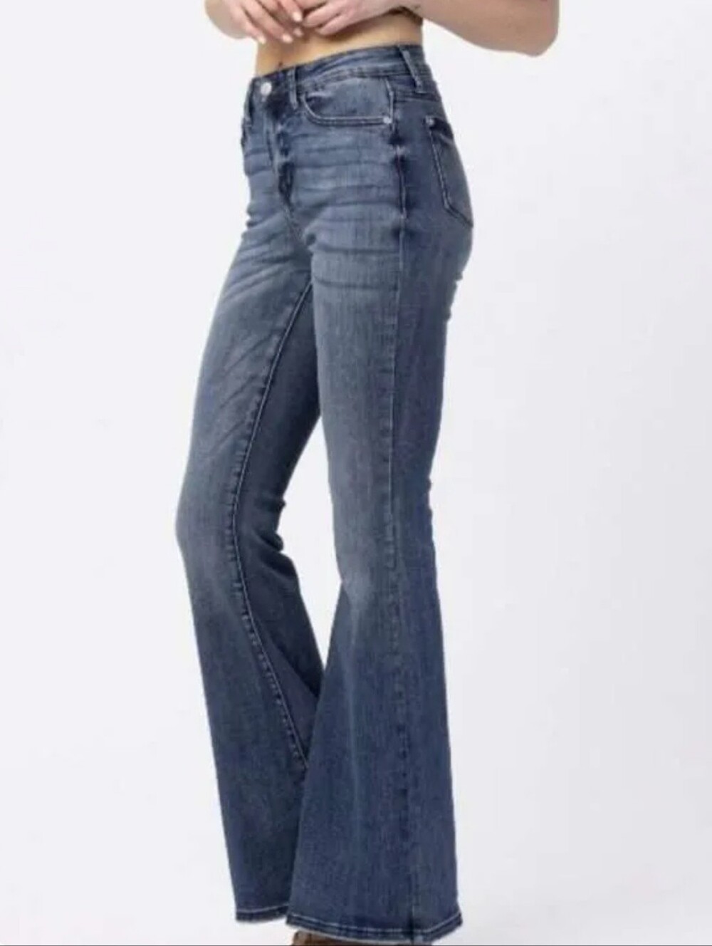 Judy Blue NWOT Trouser Flare Fit Denim Jeans